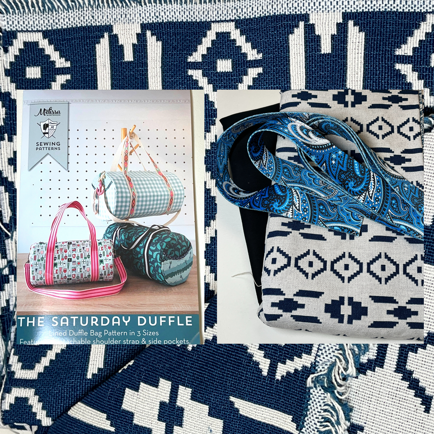 BTO Sewing Project Kit - Saturday Duffel by Melissa Mortenson Sewing Patterns