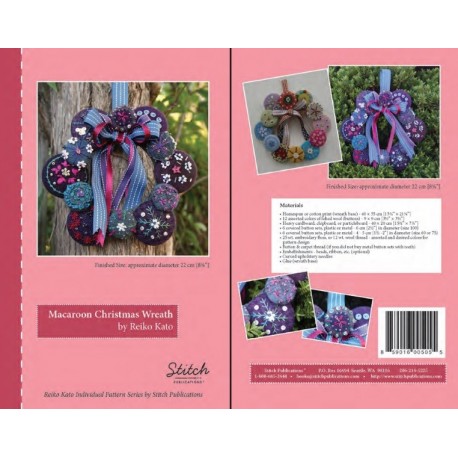 Pattern: Macaroon Wreath by Reiko Kato