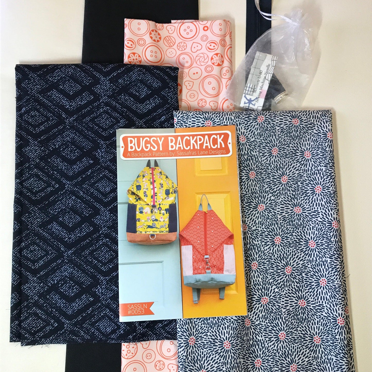 BTO Sewing Project Kit - Bugsy Backpack by Sassafrass Lane Designs - Cool Stitches